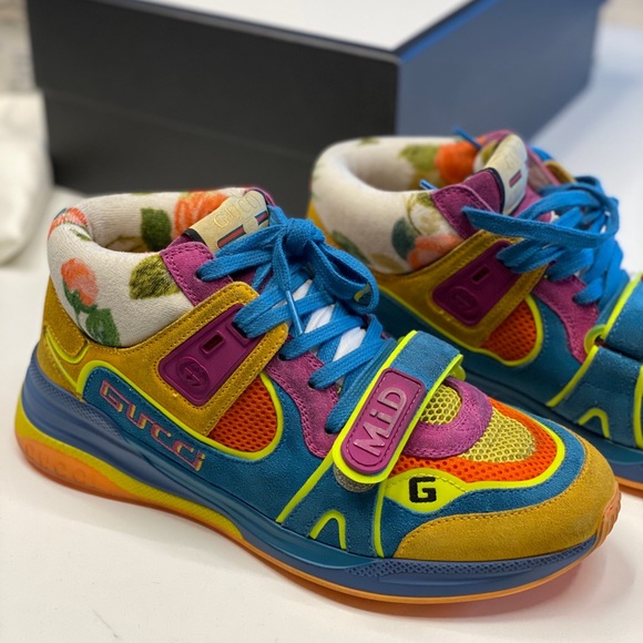 Gucci Ultrapace Mid-Top Sneakers - Picture 10 of 16